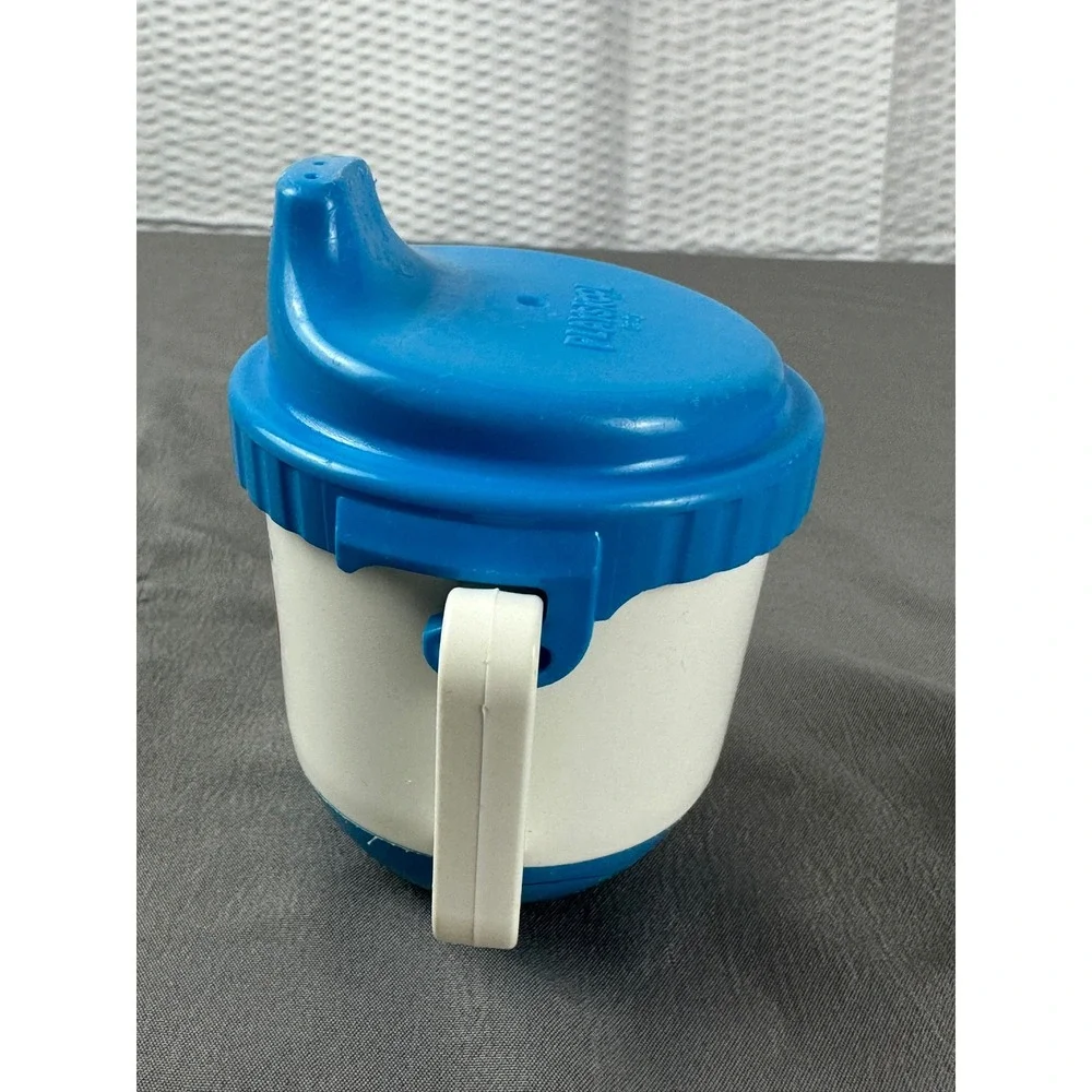 Vtg Playskool Baby Sippy Cup 1984 Mickey Mouse Disney Toddler Training Cup w Lid